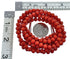 3-Strand Coral And Sterling Silver Southwest Bead Necklace JX121449